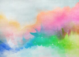 创意水彩抽象艺术画水彩晕染