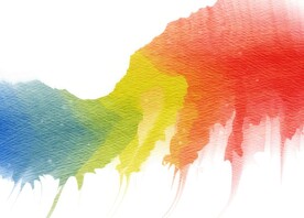 创意水彩抽象艺术画水彩晕染