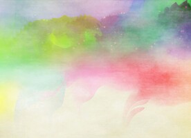 创意水彩抽象艺术画水彩晕染