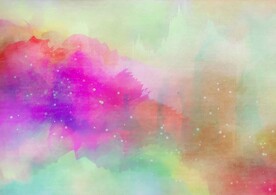 创意水彩抽象艺术画水彩晕染