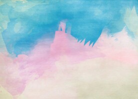 创意水彩抽象艺术画水彩晕染