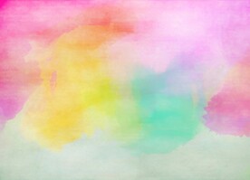 创意水彩抽象艺术画水彩晕染