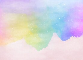 创意水彩抽象艺术画水彩晕染