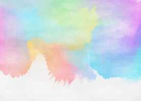 创意水彩抽象艺术画水彩晕染