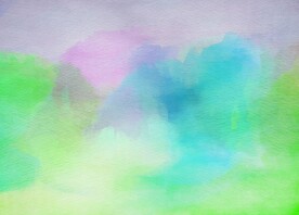 创意水彩抽象艺术画水彩晕染