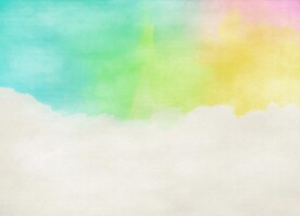 创意水彩抽象艺术画水彩晕染