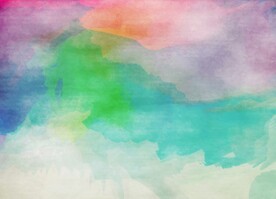 创意水彩抽象艺术画水彩晕染