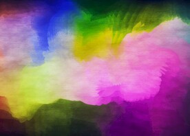 创意水彩抽象艺术画水彩晕染