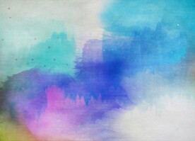 创意水彩抽象艺术画水彩晕染