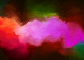 创意水彩抽象艺术画水彩晕染