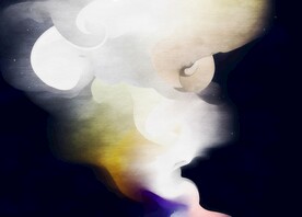 创意水彩抽象艺术画水彩晕染