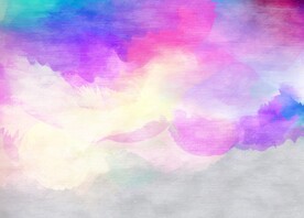 创意水彩抽象艺术画水彩晕染