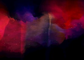 创意水彩抽象艺术画水彩晕染