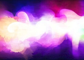 创意水彩抽象艺术画水彩晕染