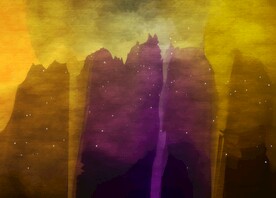 创意水彩抽象艺术画水彩晕染