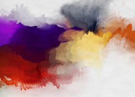 创意水彩抽象艺术画水彩晕染