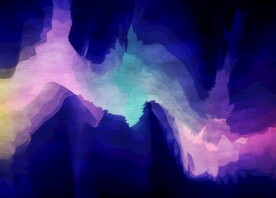 创意水彩抽象艺术画水彩晕染