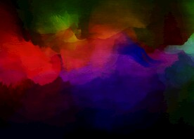 创意水彩抽象艺术画水彩晕染