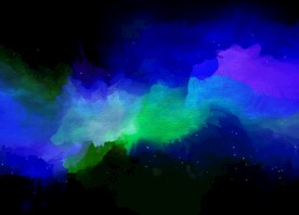 创意水彩抽象艺术画水彩晕染