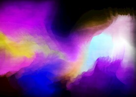 创意水彩抽象艺术画水彩晕染