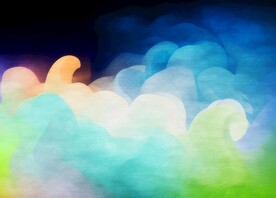 创意水彩抽象艺术画水彩晕染