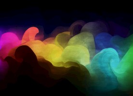 创意水彩抽象艺术画水彩晕染