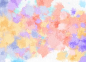创意水彩抽象艺术画水彩晕染