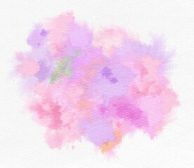 创意水彩抽象艺术画水彩晕染
