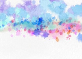 创意水彩抽象艺术画水彩晕染