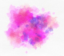 创意水彩抽象艺术画水彩晕染