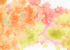 创意水彩抽象艺术画水彩晕染