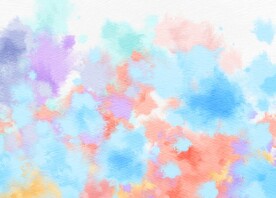 创意水彩抽象艺术画水彩晕染