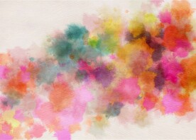 创意水彩抽象艺术画水彩晕染