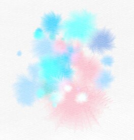 创意水彩抽象艺术画水彩晕染