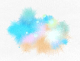 创意水彩抽象艺术画水彩晕染