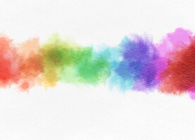 创意水彩抽象艺术画水彩晕染