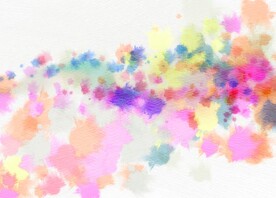 创意水彩抽象艺术画水彩晕染