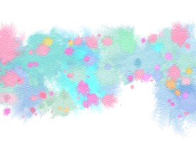 创意水彩抽象艺术画水彩晕染