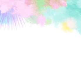 创意水彩抽象艺术画水彩晕染