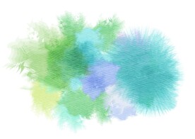 创意水彩抽象艺术画水彩晕染