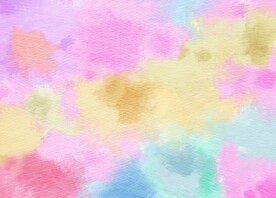 创意水彩抽象艺术画水彩晕染