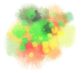 创意水彩抽象艺术画水彩晕染