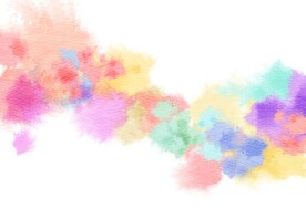 创意水彩抽象艺术画水彩晕染