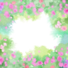 创意水彩抽象艺术画水彩晕染