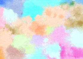 创意水彩抽象艺术画水彩晕染