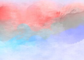 创意水彩抽象艺术画水彩晕染