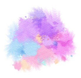 创意水彩抽象艺术画水彩晕染