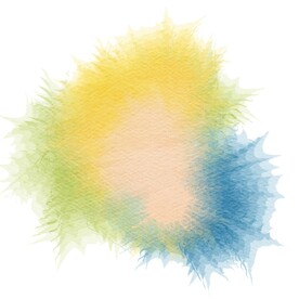 创意水彩抽象艺术画水彩晕染