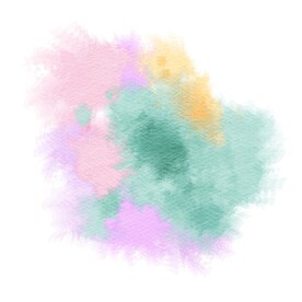 创意水彩抽象艺术画水彩晕染