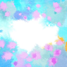 创意水彩抽象艺术画水彩晕染